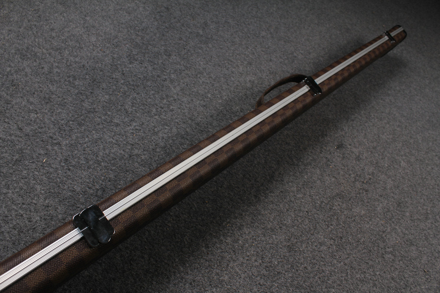 3/4 snooker cue aluminium case with 3 slots