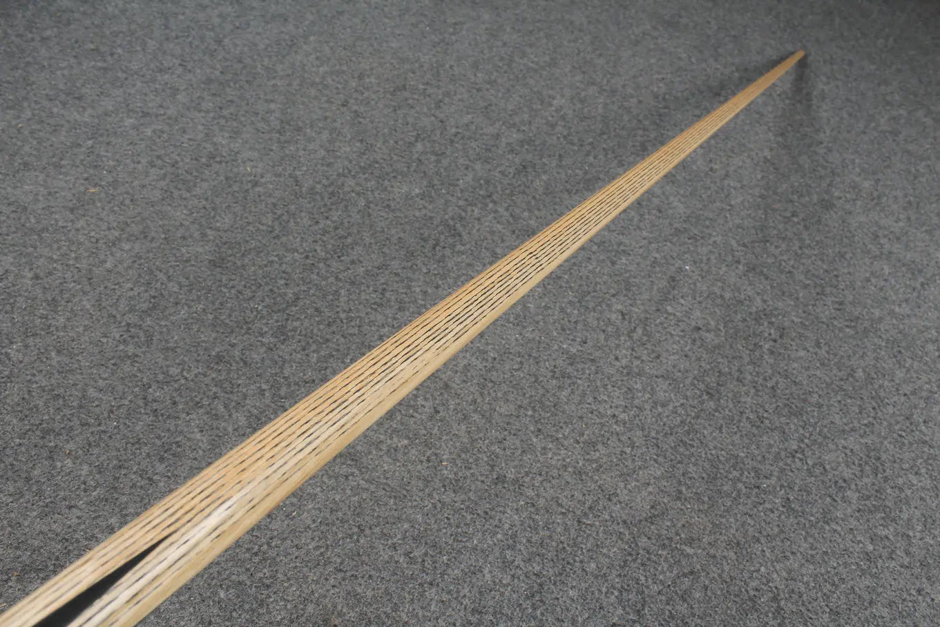 1 piece ash english pool cue WOODS CUES