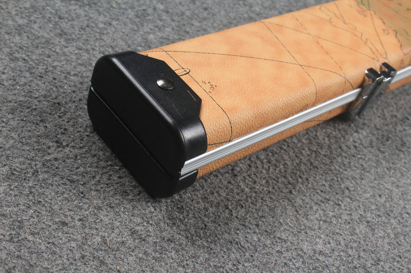 deluxe one piece aluminium map design case