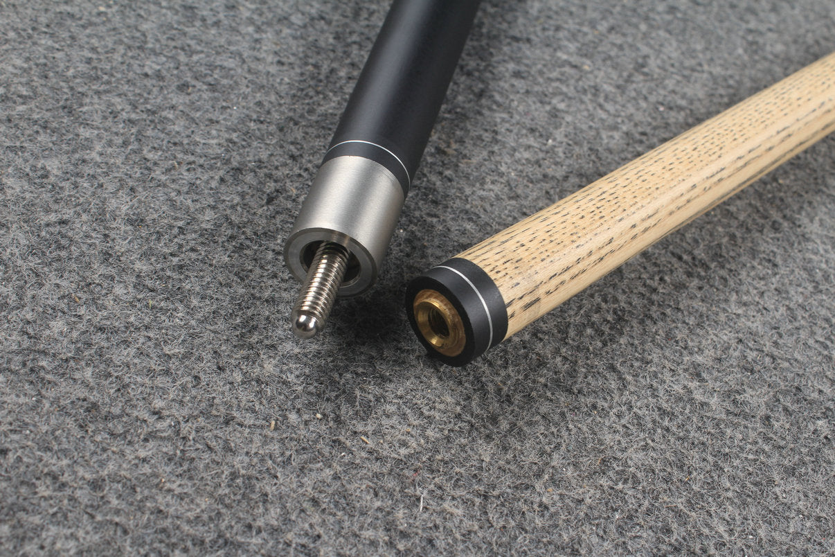 2 Piece ASH Cue Sticks - screw on cue tip