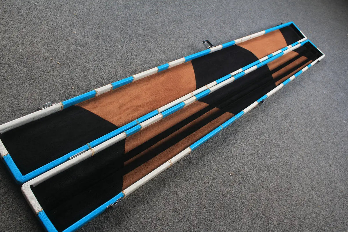 3/4 snooker cue case with 3 slots