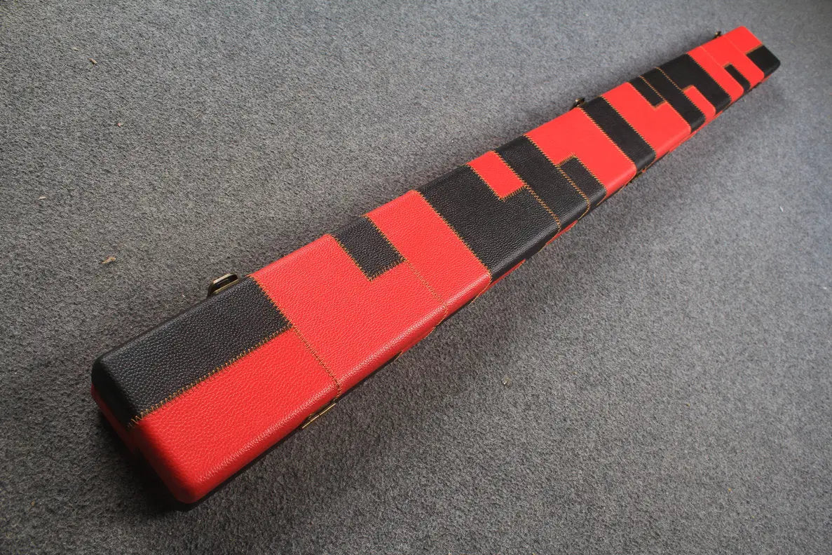 3/4 snooker cue case with 3 slots