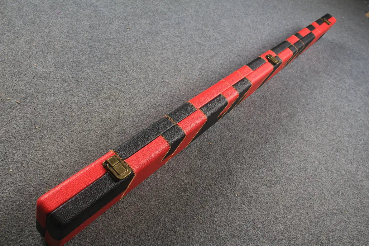 3/4 snooker cue case with 3 slots