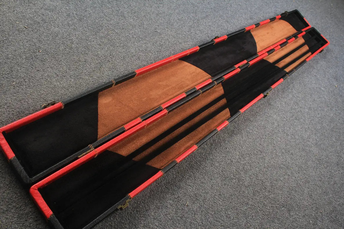 3/4 snooker cue case with 3 slots