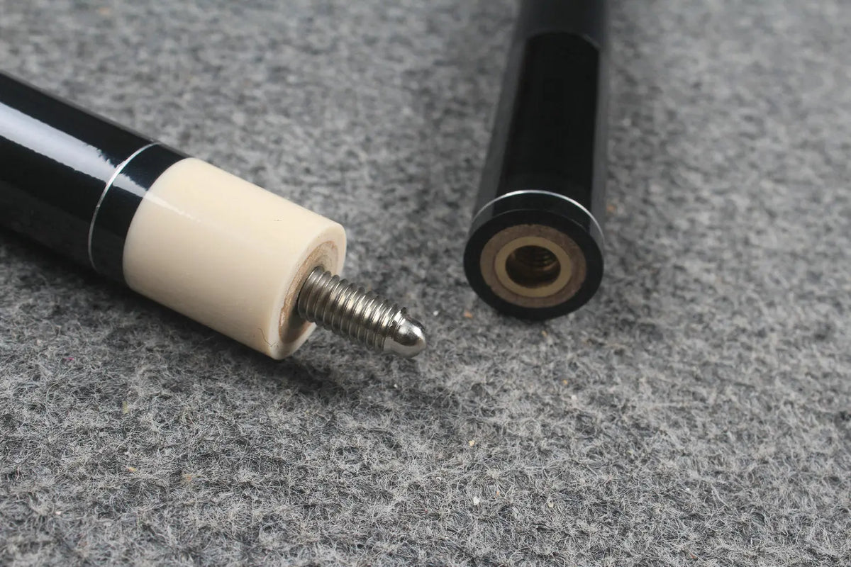 two piece maple shaft billiards cue pool cue stick WOODS CUES