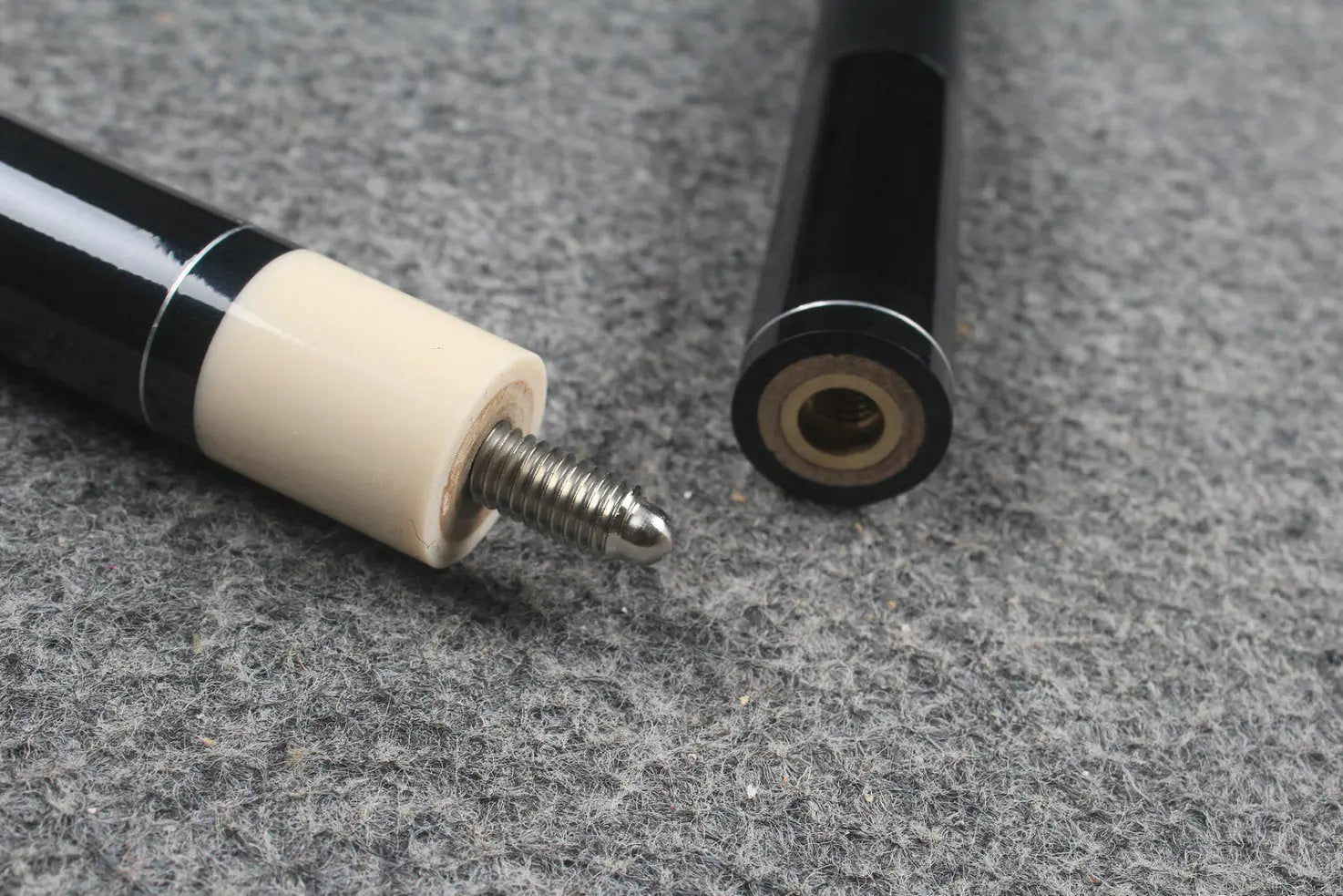 two piece maple shaft billiards cue pool cue stick WOODS CUES