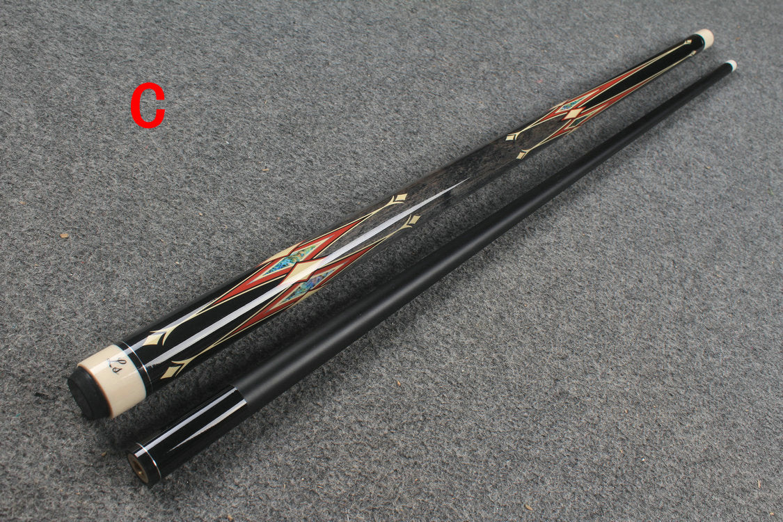 two piece maple shaft billiards cue pool cue stick