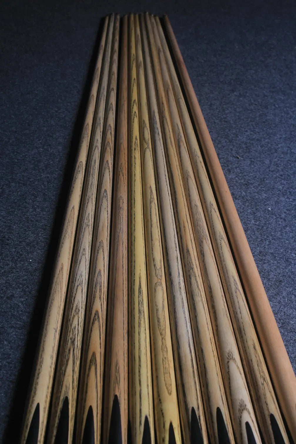 ONE PIECE ASH SNOOKER / POOL CLUB CUES WOODS CUES