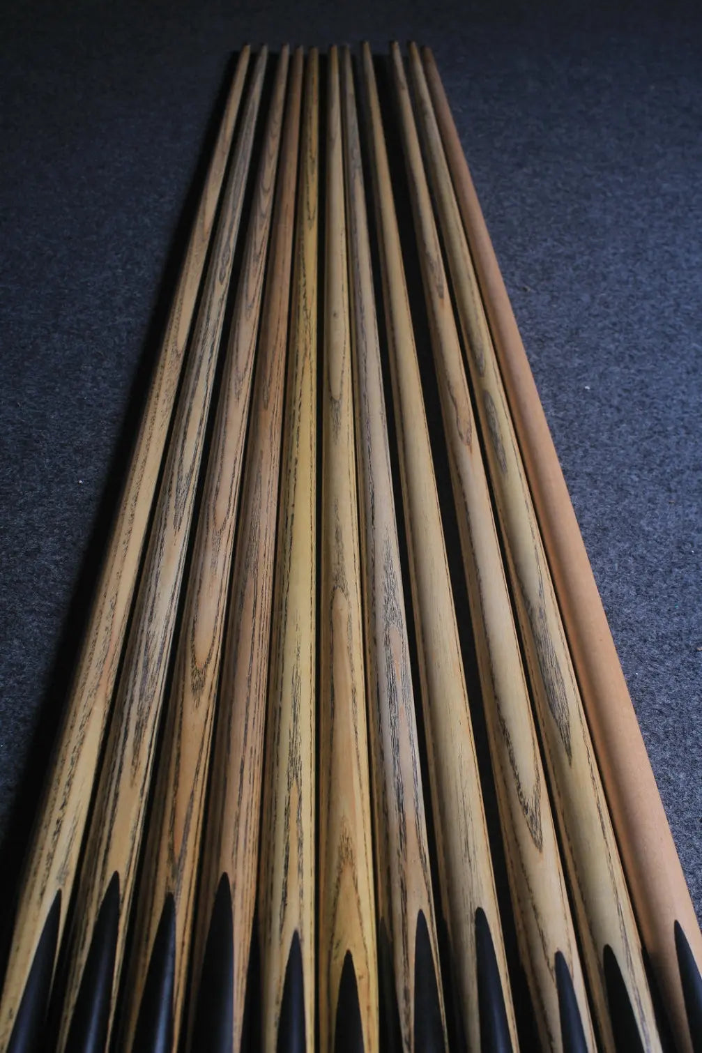ONE PIECE ASH SNOOKER / POOL CLUB CUES WOODS CUES