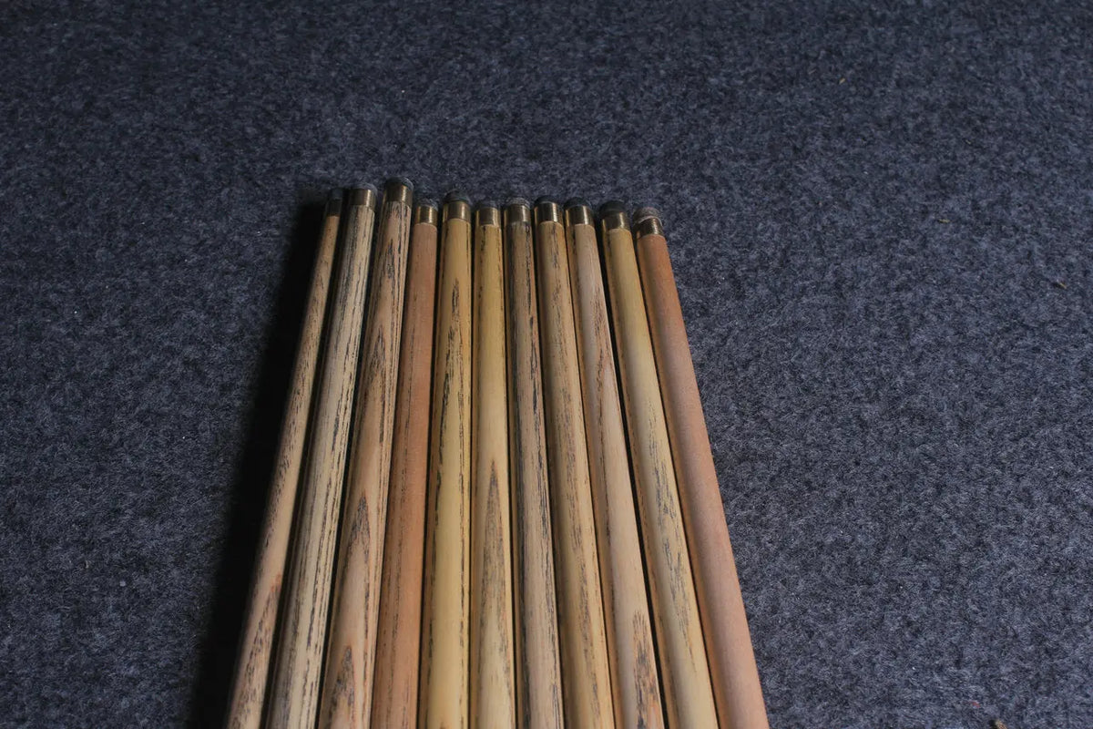 ONE PIECE ASH SNOOKER / POOL CLUB CUES WOODS CUES
