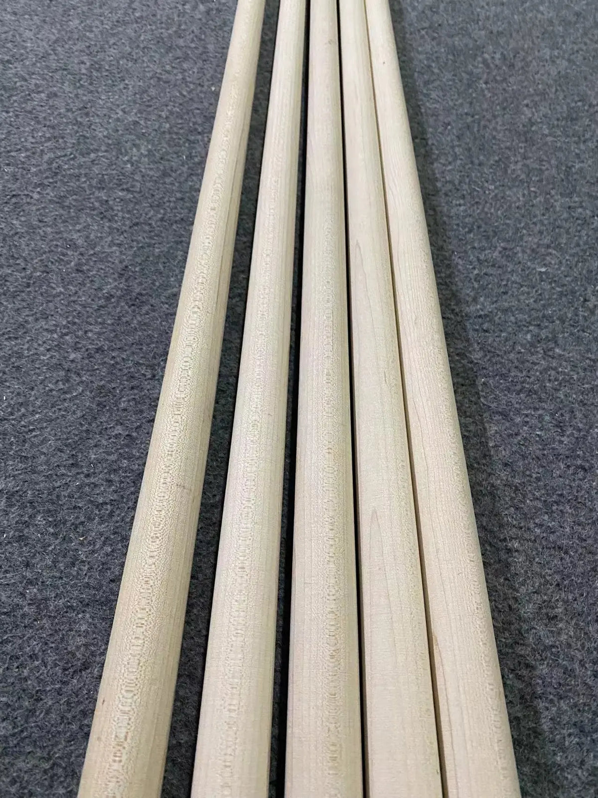 5 pcs canadian aaa grade selected maple shafts blank 1.48~1.5 m