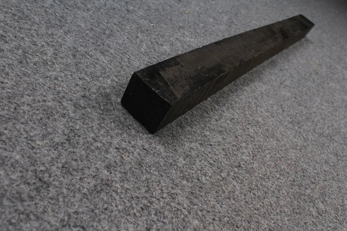 ebony square pool cues butt turning blanks