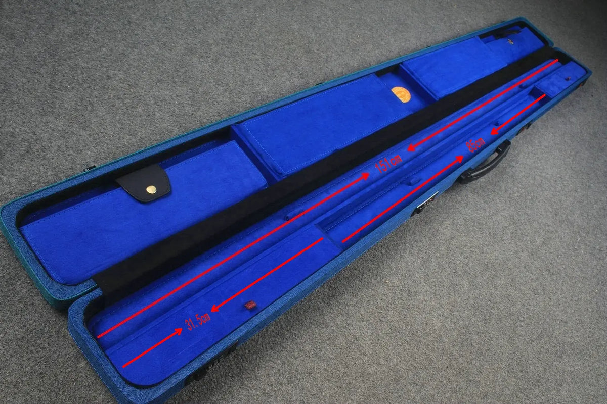 jf one piece snooker / pool code cue case WOODS CUES