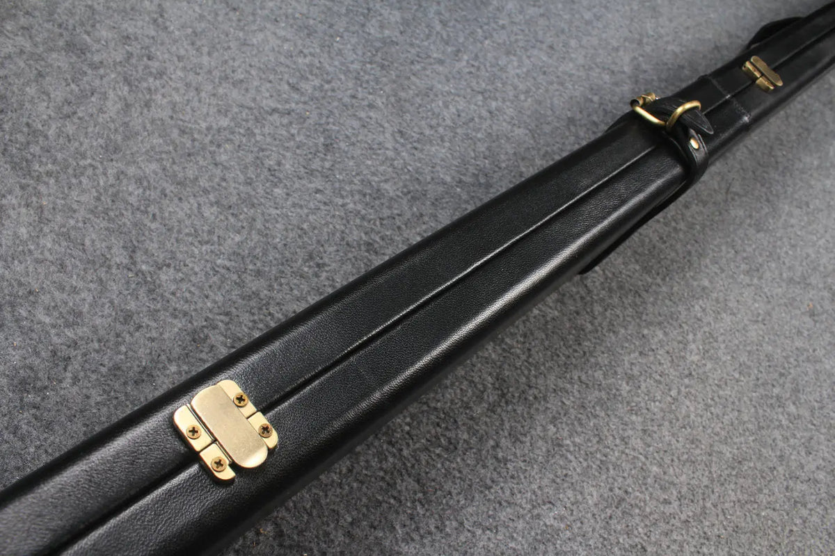 1 piece genuine leather snooker cue case with 3 slots