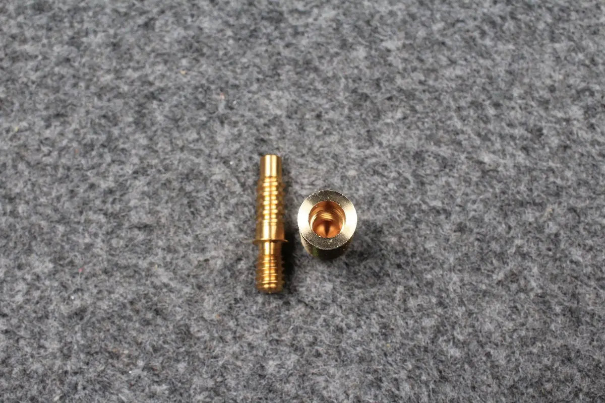 cue butt end joint brass pin and socket for riley bce cue
