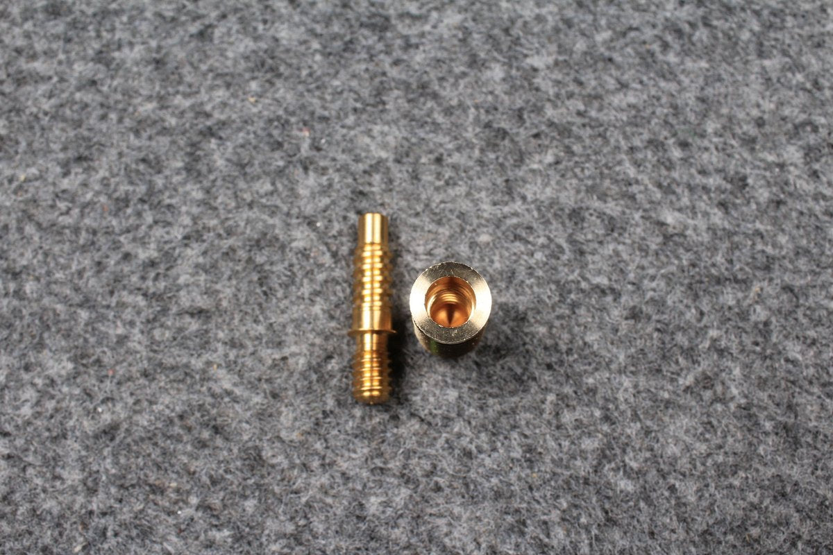 cue butt end joint brass pin and socket for riley bce cue