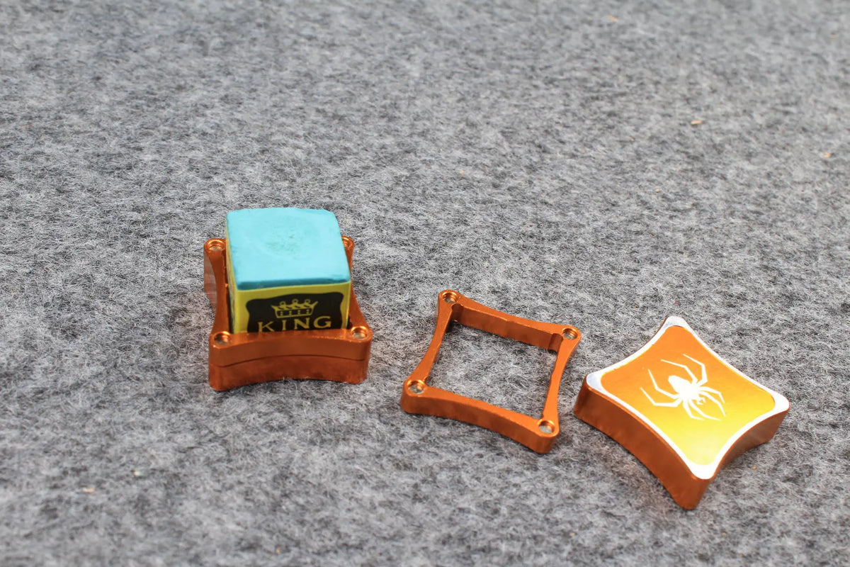 HQ Aluminium Alloy Magnetic Snooker/Pool Cue Chalk Holder , Layerable WOODS CUES