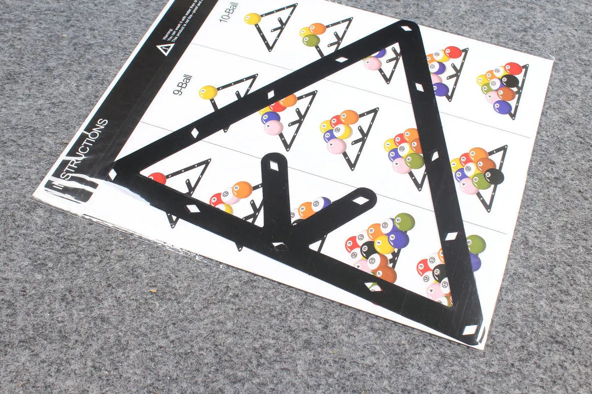 6 pcs magic/invisible rack sheet for 8 , 9 and 10 ball