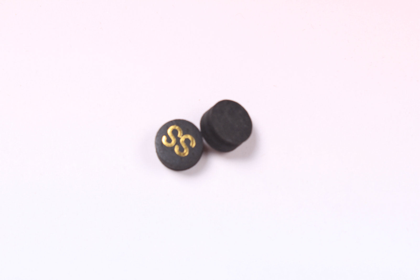 black 11 mm woods cues tips pig skin layered tips