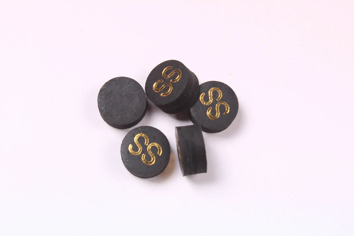 11 mm woods cues tips pig skin layered tips