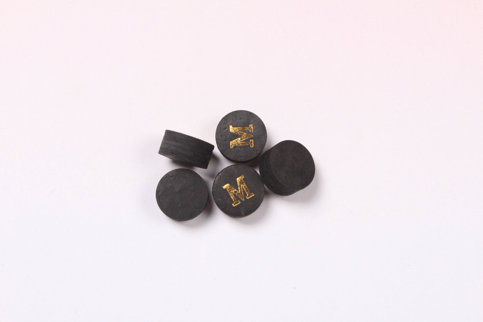 black 11 mm woods cues tips pig skin layered tips