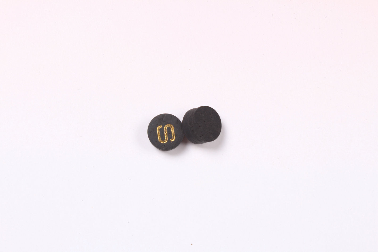black 11 mm woods cues tips pig skin layered tips
