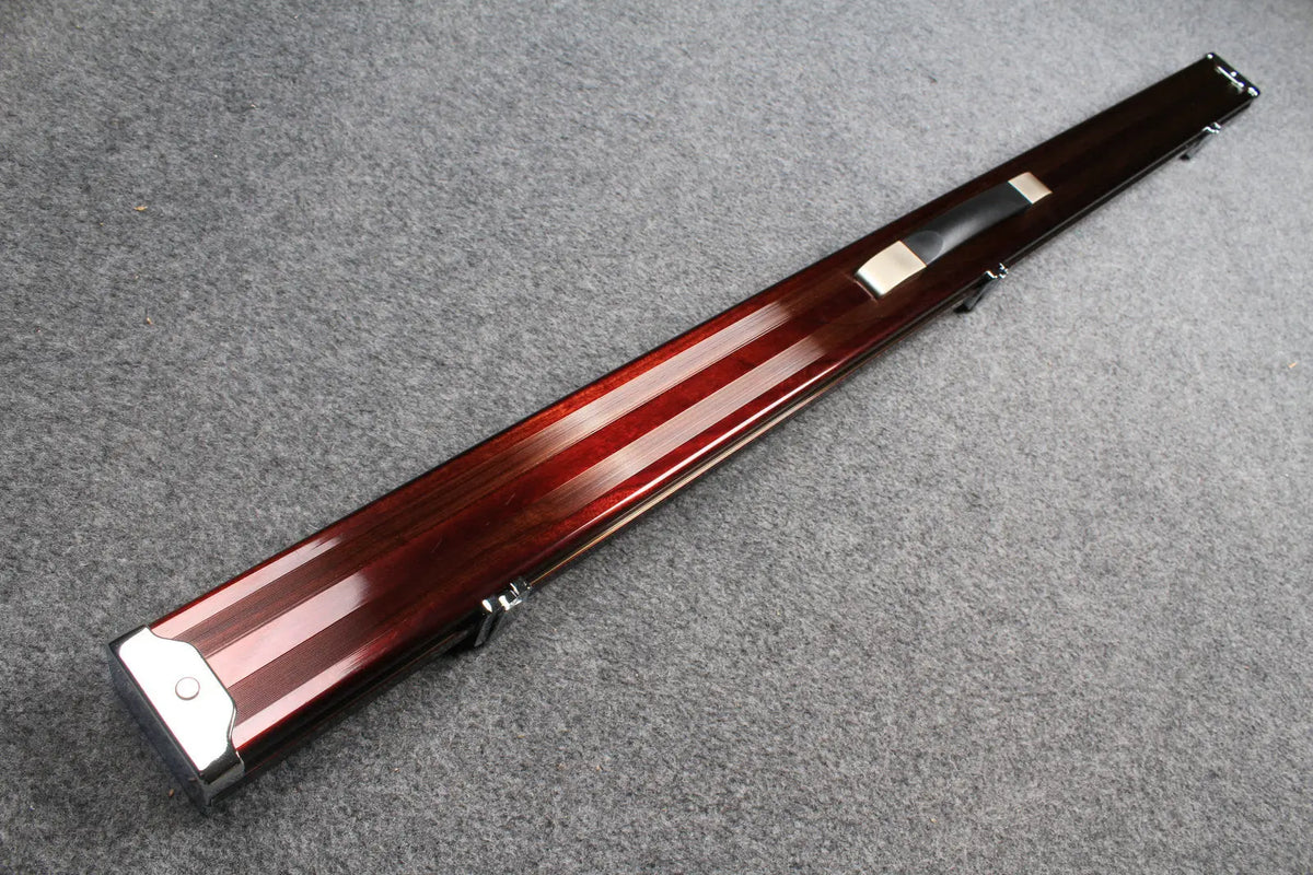 deluxe 3/4 aluminium cue case with 2 slots