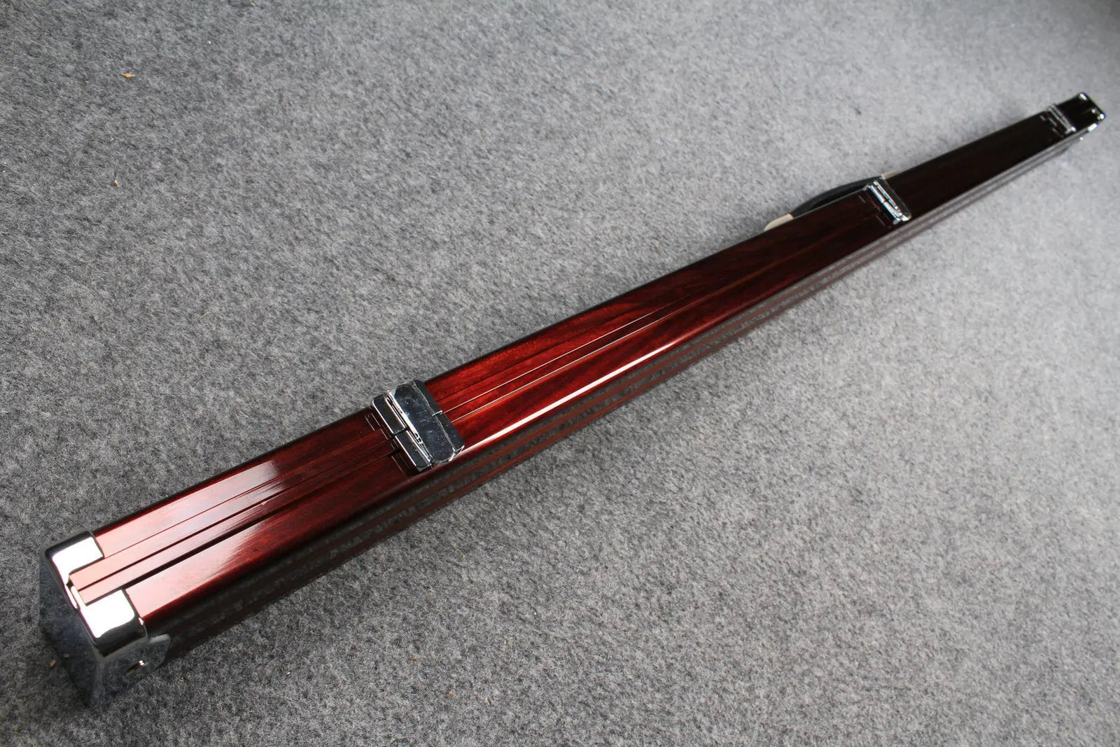 deluxe 3/4 aluminium cue case with 2 slots