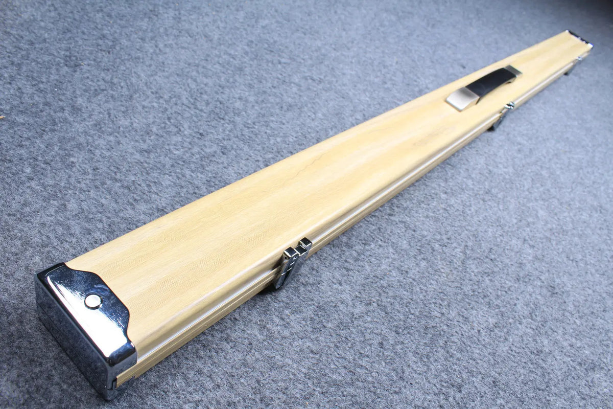 deluxe 3/4 aluminium cue case with 2 slots