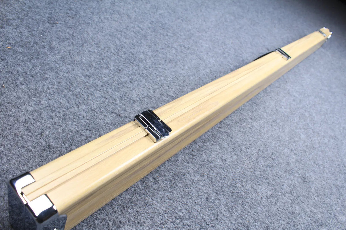 deluxe 3/4 aluminium cue case with 2 slots