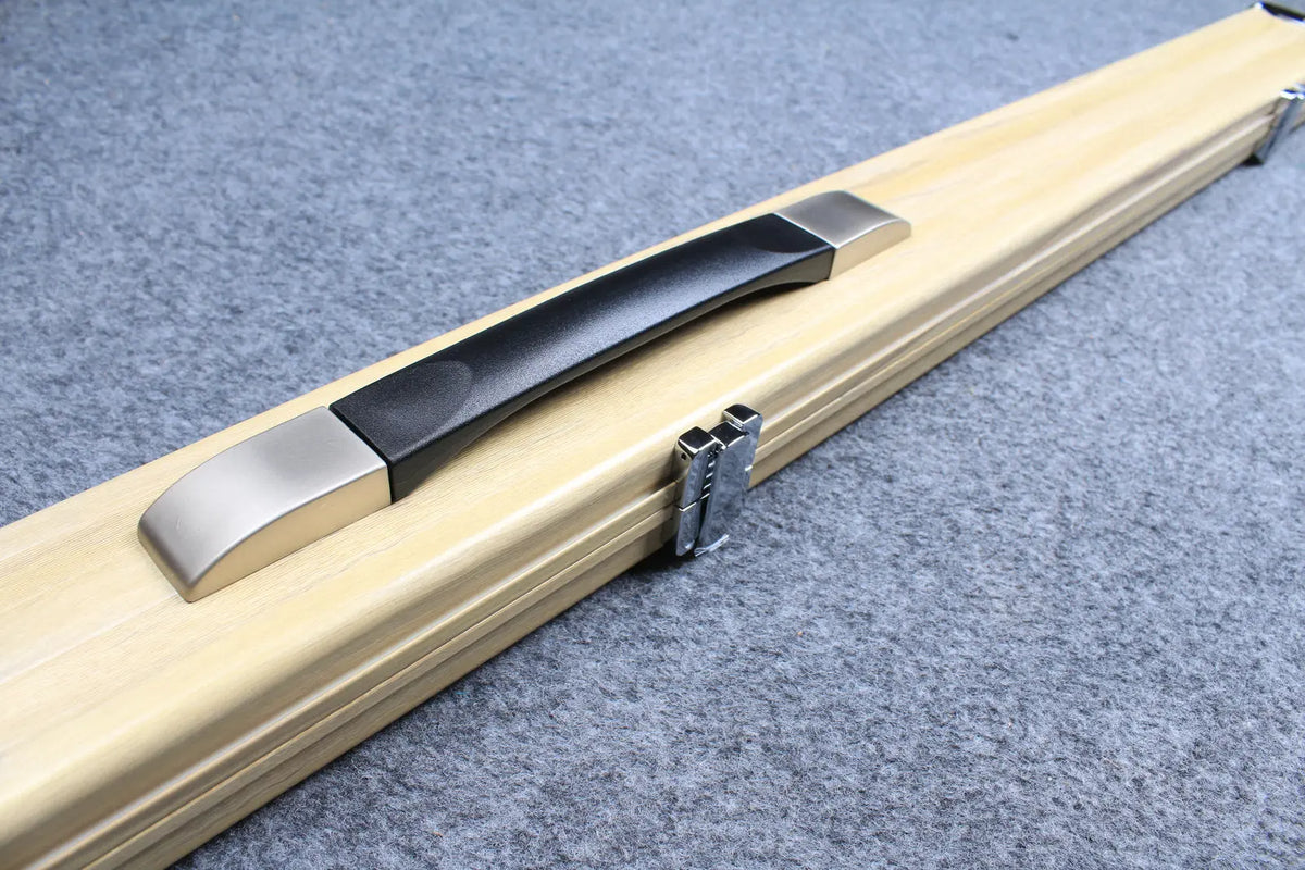 deluxe 3/4 aluminium cue case with 2 slots