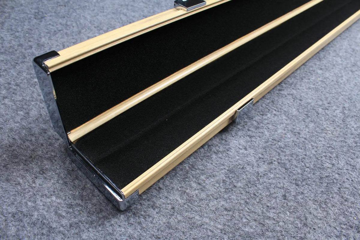 deluxe 3/4 aluminium cue case with 2 slots