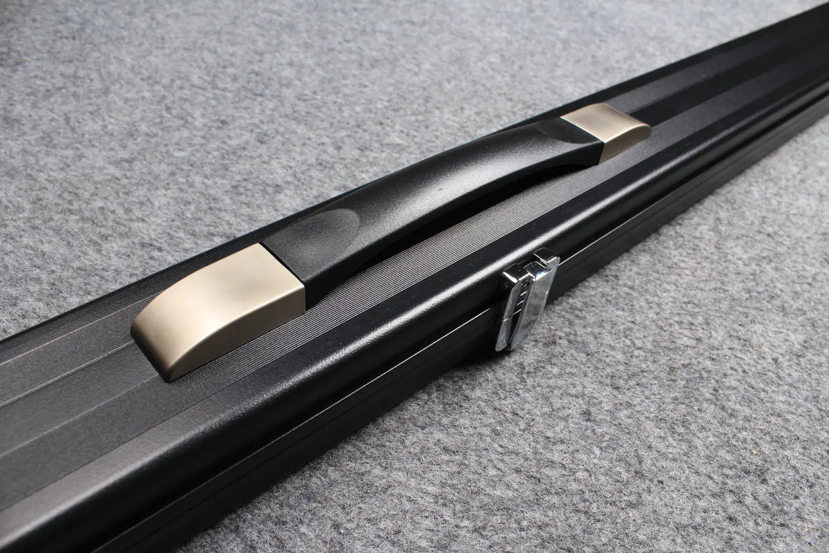 deluxe 3/4 aluminium cue case with 2 slots