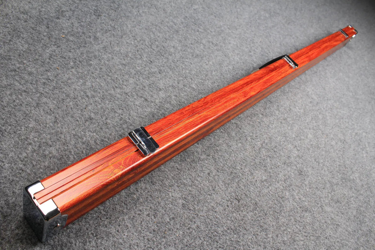 deluxe 3/4 aluminium cue case with 2 slots