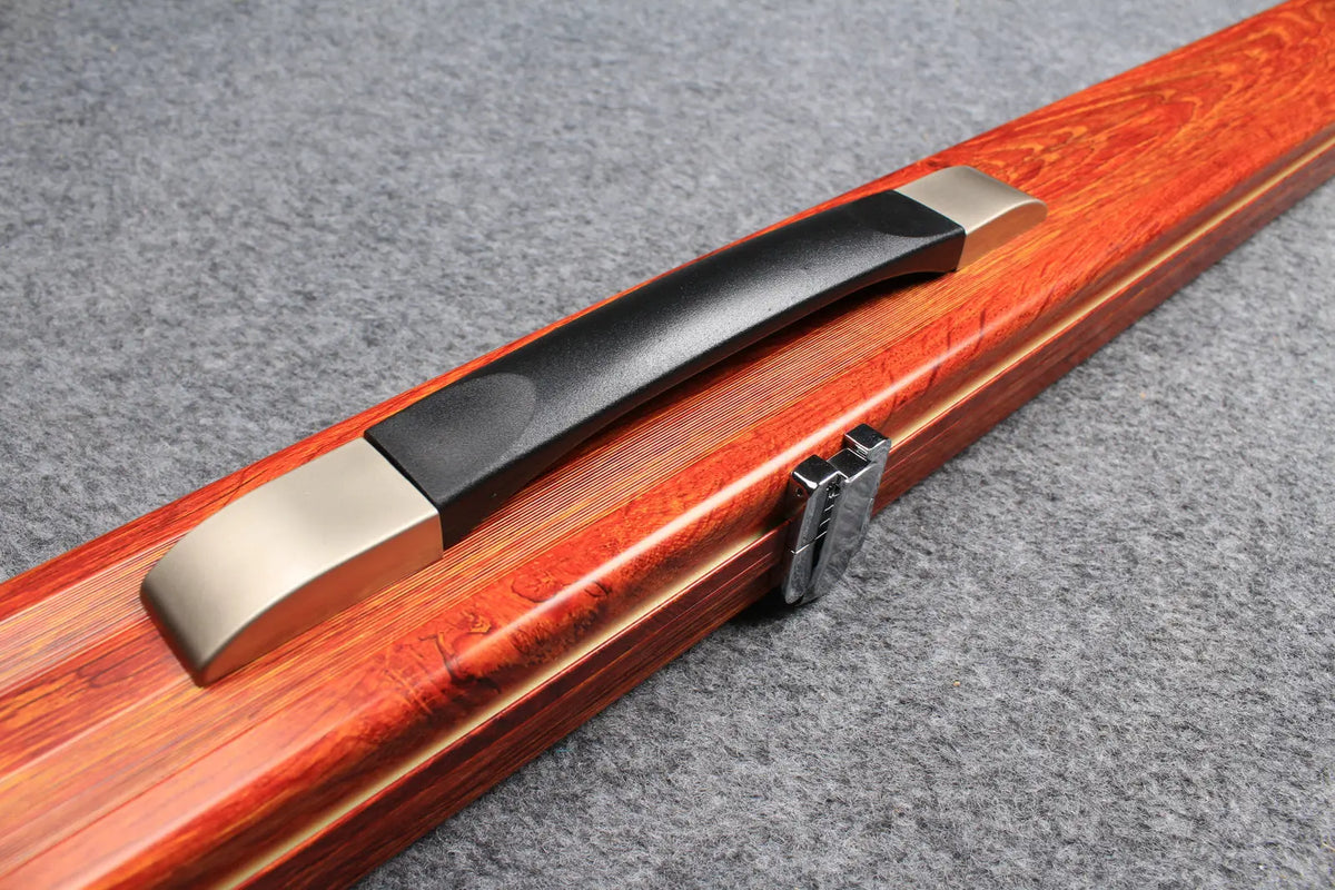 deluxe 3/4 aluminium cue case with 2 slots