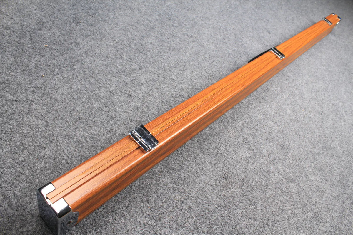 deluxe 3/4 aluminium cue case with 2 slots