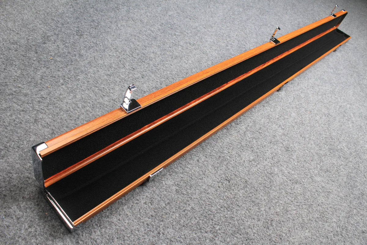 deluxe 3/4 aluminium cue case with 2 slots