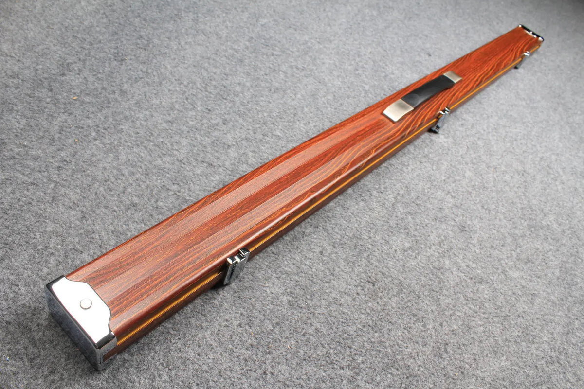 deluxe 3/4 aluminium cue case with 2 slots