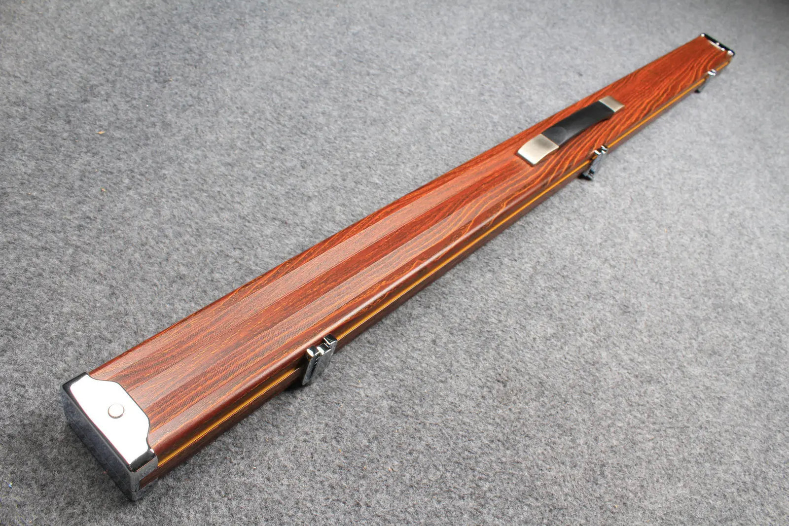 deluxe 3/4 aluminium cue case with 2 slots