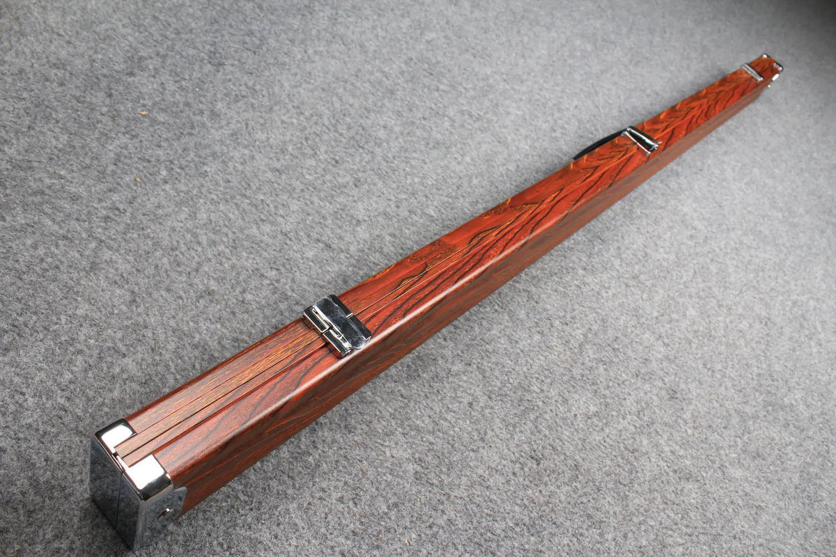 deluxe 3/4 aluminium cue case with 2 slots