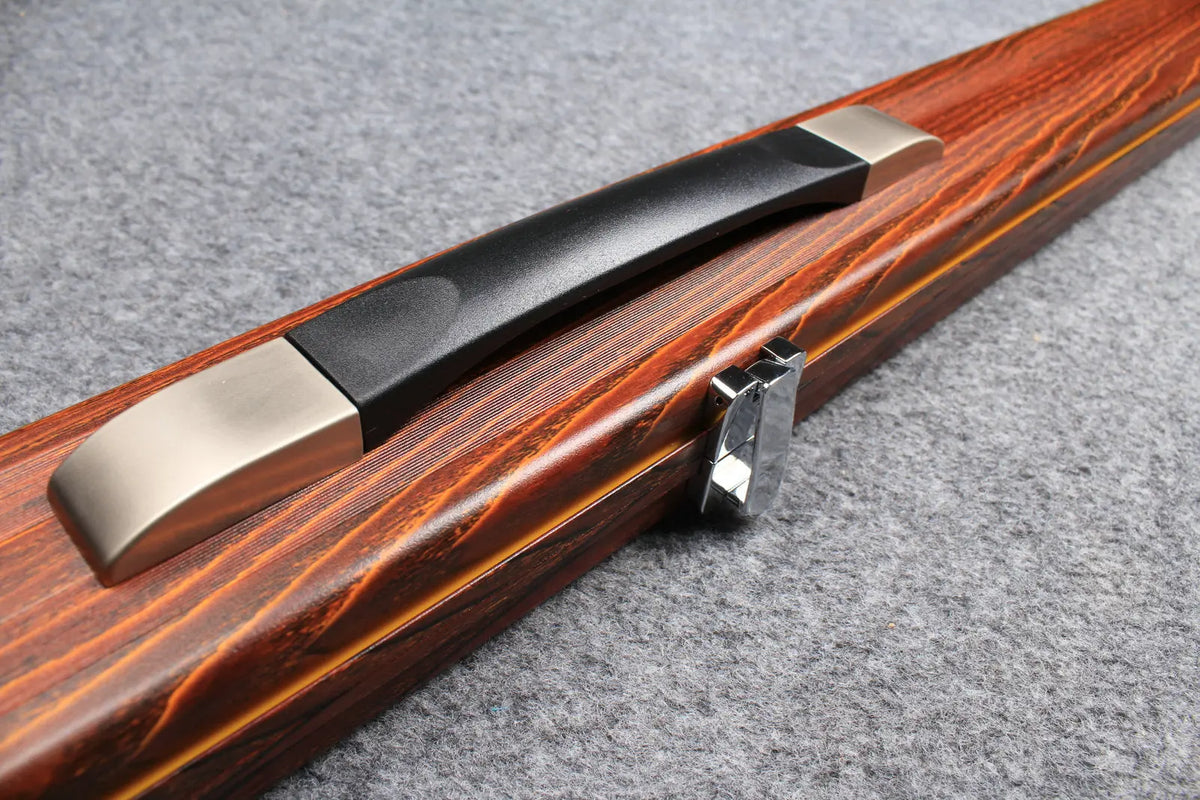 deluxe 3/4 aluminium cue case with 2 slots