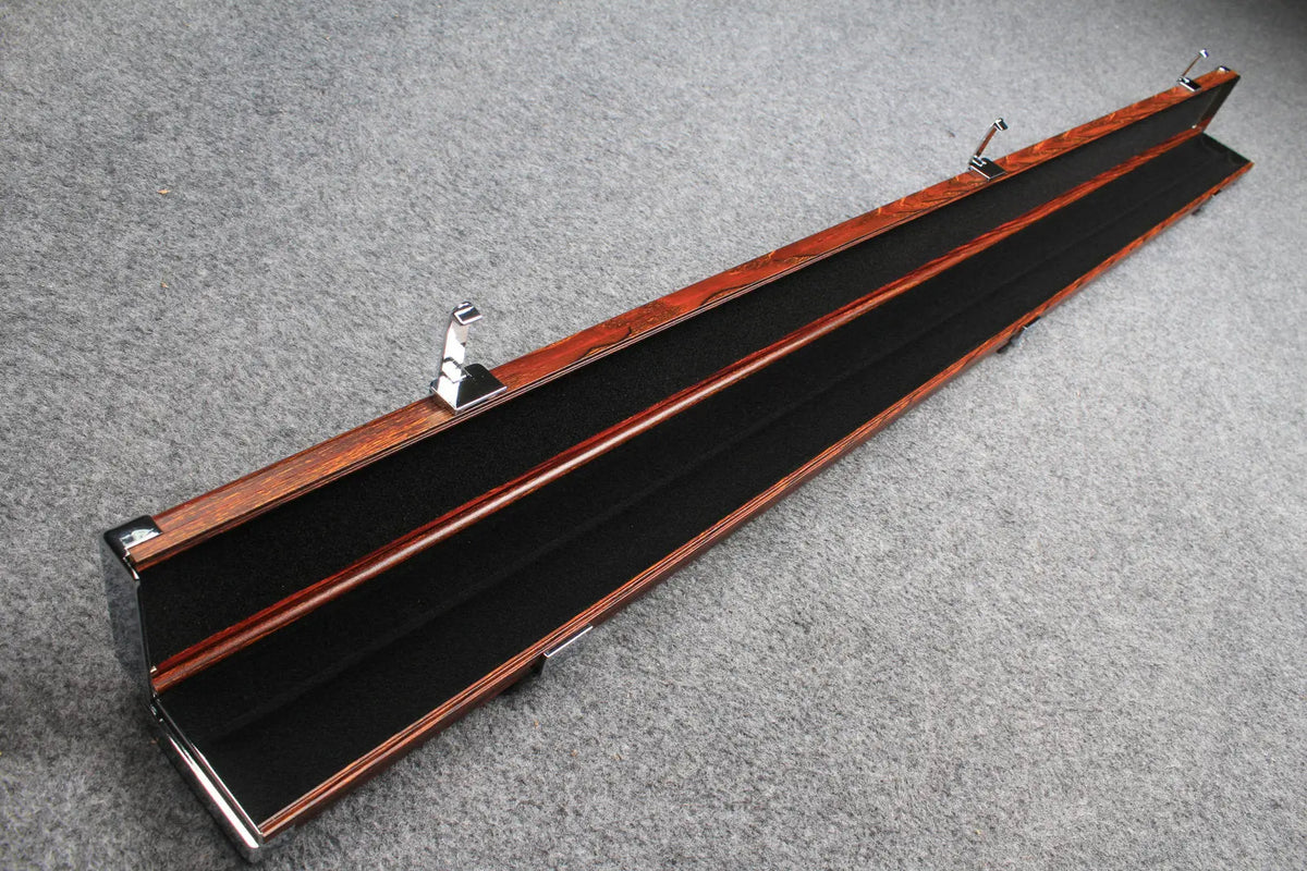 deluxe 3/4 aluminium cue case with 2 slots