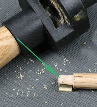 Snooker Cue Tip Copper Fix Tool for 9mm/10mm Tips WOODS CUES