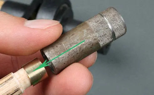 Snooker Cue Tip Copper Fix Tool for 9mm/10mm Tips WOODS CUES