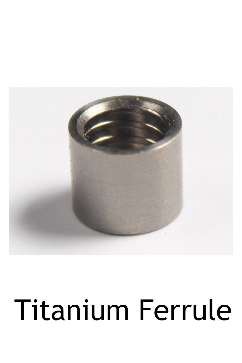 titanium ferrules for snooker / pool cues various size with or without ...