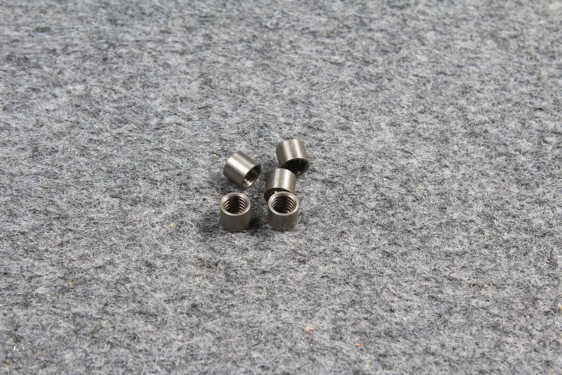 titanium ferrules for snooker / pool cues various size with or without internal threaded