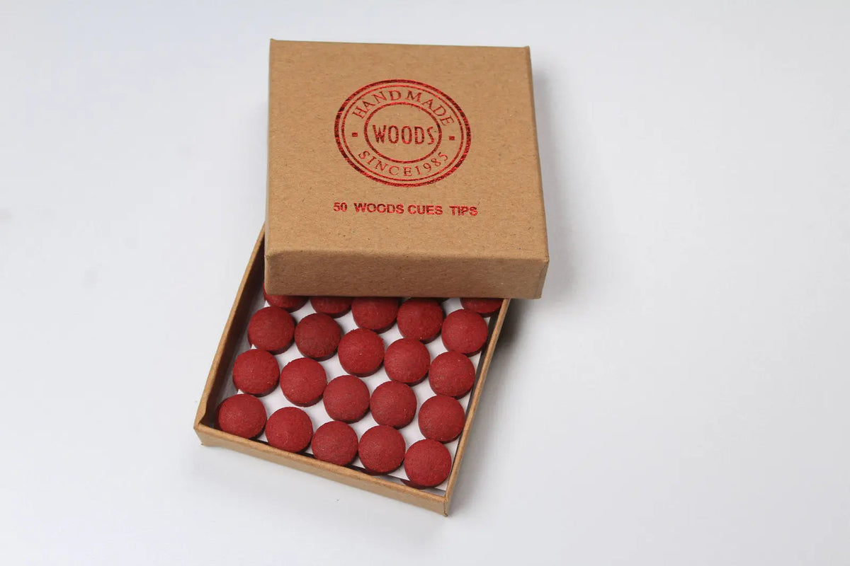 red new woods cue tips