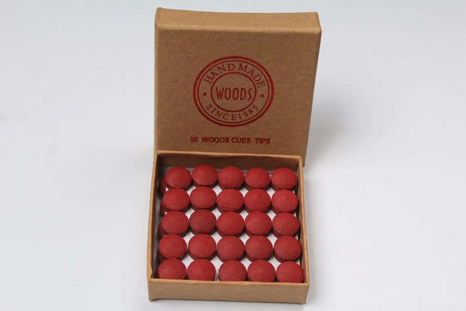 red new woods cue tips