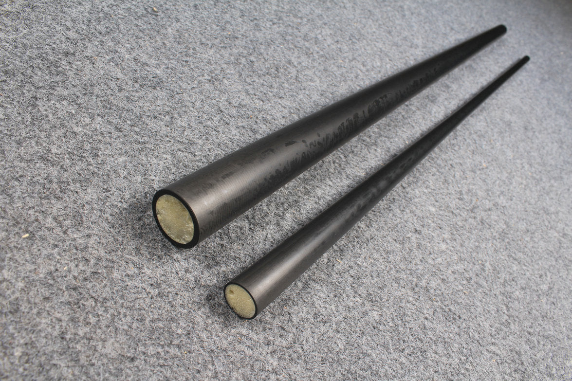 carbon fiber pool cue shaft / butt blank customize carbon fiber taped tube various size
