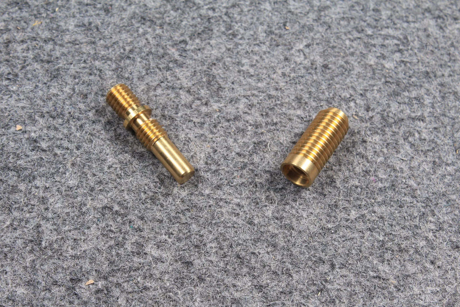 cue butt end joint brass pin and socket for will hunt mini butt or extension WOODS CUES